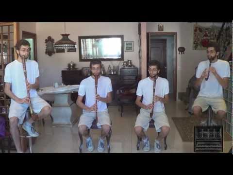 CRUMHORN CONSORT PLAYS 16th - Tielman Susato (1510/15 - 1570) - Allemande from Danserye