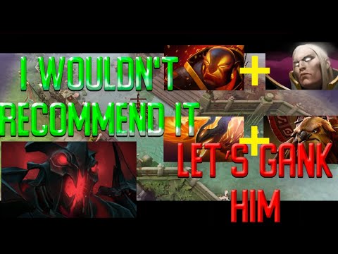 Shadow Fiend vs Ember Spirit Non Stop Gank Dota 2
