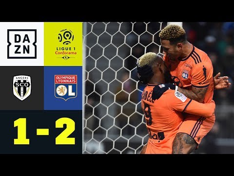 Hagel, Brutalo-Foul und spätes Tor von Memphis Depay | Angers - Lyon 1:2 | Highlights | DAZN