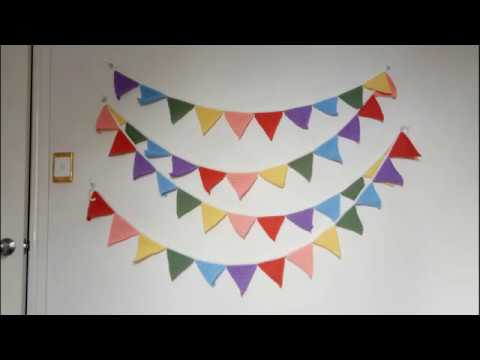 Flag Bunting: Crochet Tutorial