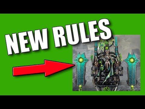 New Necron Rules - More Silent King Rules