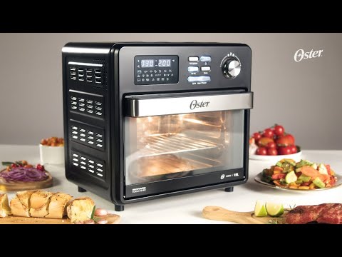 Sofisticação e versatilidade com o Forno e Fryer 15L Oster Multifunções Compact 10 em 1