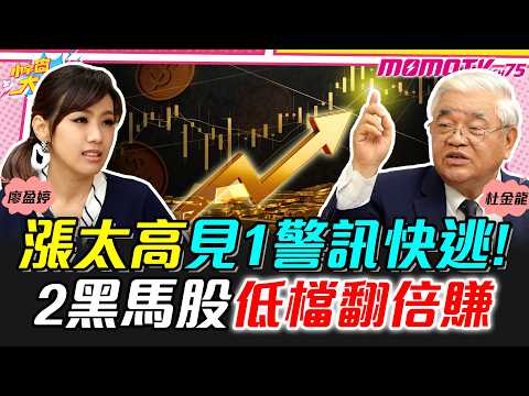 漲太高 見1警訊快逃! 2黑馬股低檔翻倍賺 ft. 杜金龍【 小宇宙大爆發 】