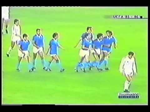 1985 October 23 Real Madrid Spain 2 Chernomorets Odessa USSR  1 UEFA Cup