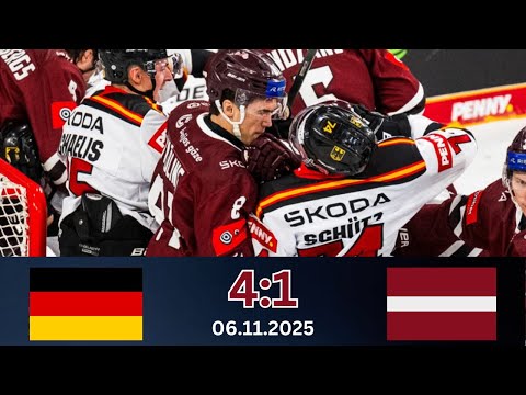 HIGHLIGHTS: Deutschland Cup 2025- Germany VS Latvia