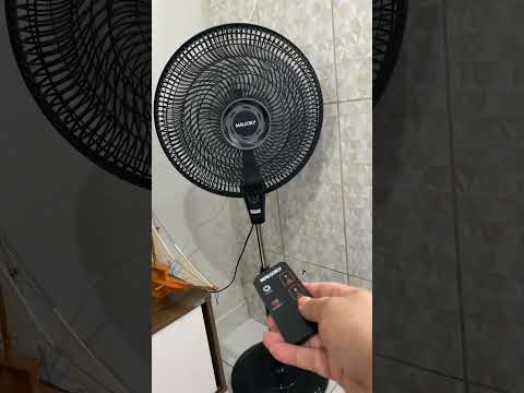 Testando o Ventilador Mallory Air Time Ts + 3velocidades com Controle Remoto!