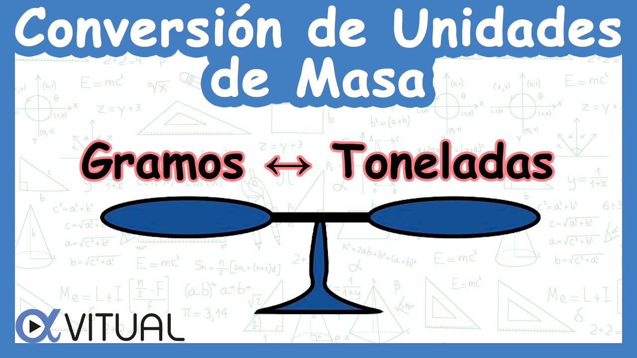 ⚖️ Conversión de Unidades de Masa: Gramos a Toneladas (g a T) y Toneladas a Gramos