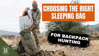 How to Pick the Right Sleeping Bag for Backpack Hunting