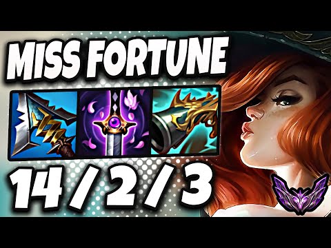 Miss Fortune vs Draven [ ADC ] Lol Korea Master Patch 14.7 ✅