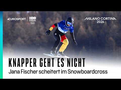 Hauchdünnes Aus! Fischer scheitert im Fotofinish | Olympia 2026 | Snowboardcross | Frauen