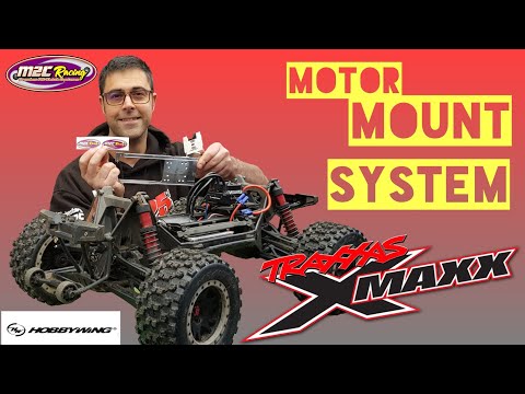M2C 1118 X Series Motor mount system for Traxxas Xmaxx. Unboxing, installation and bash.
