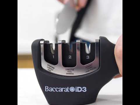 How to use our 3 step Baccarat knife sharpner
