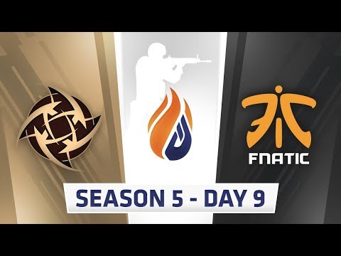 ECS Season 5 DAY 9 - NIP vs Fnatic - Overpass