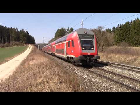 Zugverkehr in Mausheim am 26.3.2022