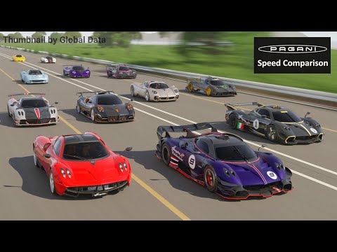 PAGANI SPEED Comparison | FASTEST PAGANI Comparison