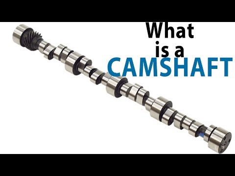 What is a camshaft? Quick, simple definition with animation.
