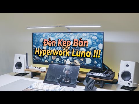 Đèn kẹp màn hình HyperWork Luna - Tỏa sáng góc làm việc