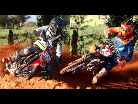 Disputa alucinante na Corrida da Nacional Intermediaria no Velocross em Contenda PR