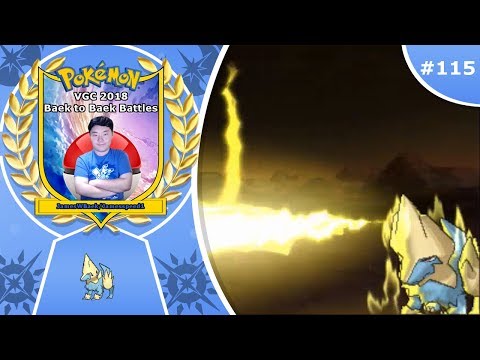 "Not Mega Manectric? Shocking!" Pokémon Ultra Sun & Moon VGC 2018 Baek to Baek Battles - Episode 115