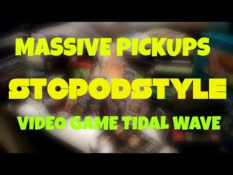 Pickups STCStyle EPIC VIDEO GAME HAUL finally revealed! July 15 - YARD SALES & THRIFTS 2017