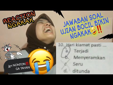 Jawaban SOAL UJIAN KOCAK BOCILL #2020😂🤣 anak +62