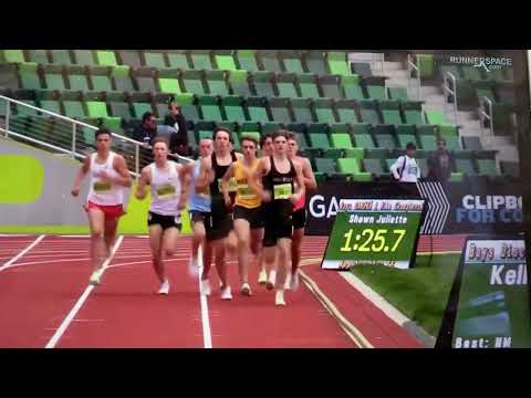 Nike Outdoor Nationals 2022 championship mile boys heat 2