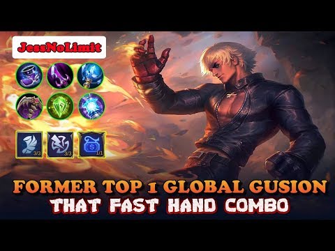 That Perfect Fast Hand Combo !!! | Former Top 1 Global Gusion By JessNoLimit | Mobile Legends
