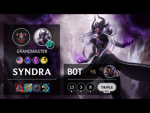 Syndra Bot vs Draven - NA Grandmaster Patch 10.20