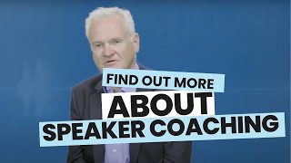 Find out more about speaker coaching