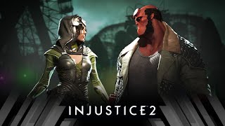 Injustice 2  - Enchantress Vs Hellboy (Very Hard)