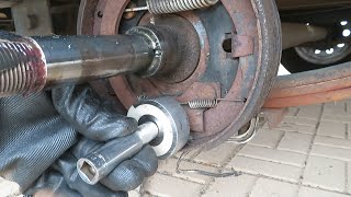 How to Replace Electric Trailer Brakes with 7” Brake Drums