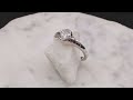 video - Monogram Wave Engagement Ring