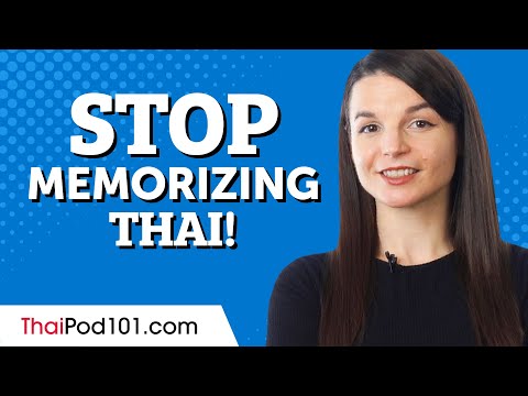 How to Get Used to Thai Words