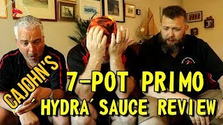 Extremely Hot! 7-Pot Primo CaJohns sauce review