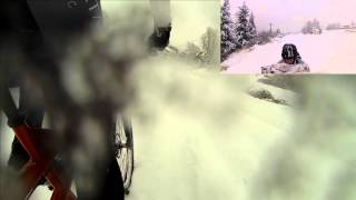 preview picture of video 'Tandem Snow Bike Ride'