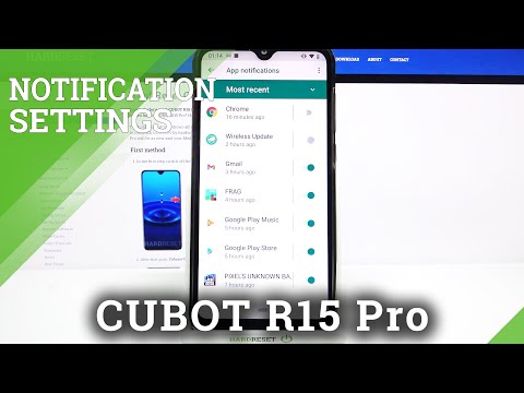 Customize Notifications - CUBOT R15 Pro & Notifications Settings