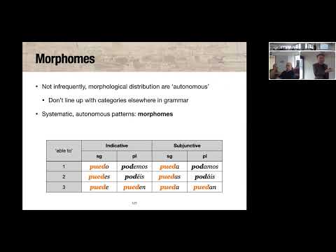 4 - Erich Round : Modelling morphology 2: The evolutionary consequences of analogy