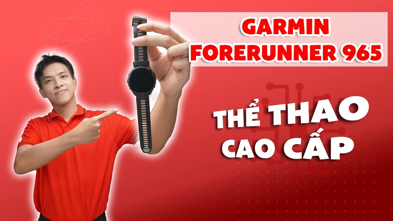 Đồng hồ thể thao cao cấp nhất hiện nay - Garmin Forerunner 965 | CellphoneS