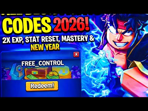 ALL NEW BLOX FRUITS CODES 2026 | FREE 2X EXP, MASTERY & RESET STATS
