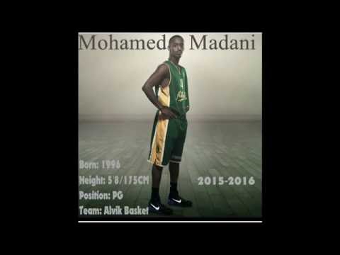 Mohamed Madani HIGHLIGHTS 2015-2016 ALVIK BASKET