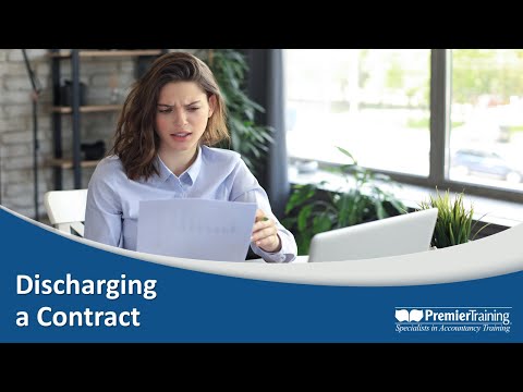 AAT Q2022 Level 2 The Business Environment (BENV) - Discharging a contract