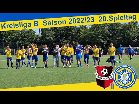 Inter Monheim II - BSC Union Solingen Highlights | Kreisliga B, 20. Spieltag 2022/23