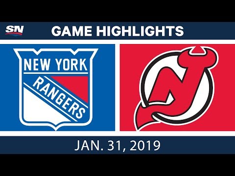 NHL Highlights | Rangers vs. Devils - Jan. 31, 2019