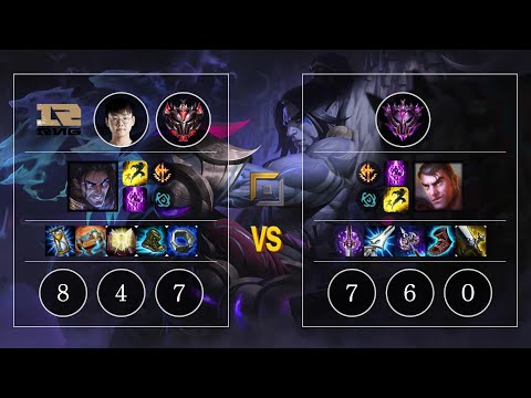 RNG yuekai Sylas vs Jayce Top - KR GrandMaster Patch 10.10