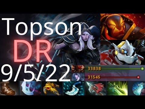 Topson Drow Ranger vs BS, Mars, Ember - Secret vs OG g1 DPC dota2