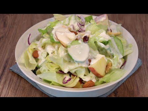 간단한 양상추샐러드 만드는 법/요거트 드레싱