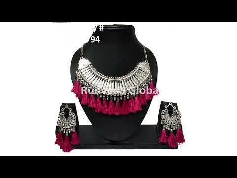 Pink silver oxidized jewellery manufacturer