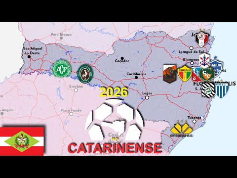 Catarinense 2026: Conheça as Cidades e Estádios dos Clubes