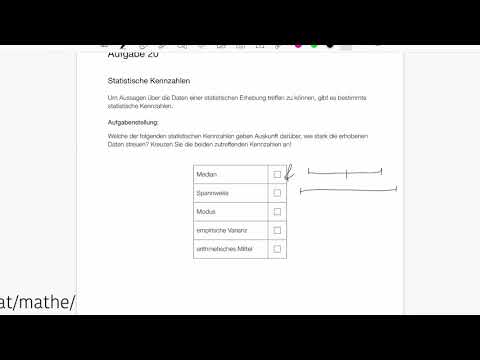 Mathelernen mit Martin Matura-Beispiel KL14_PT2_T1_20 Statistische Kennzahlen