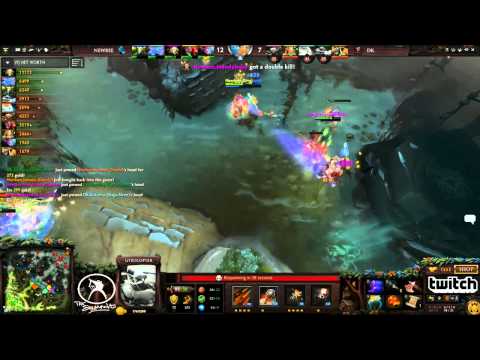 Newbee crush DK in the river